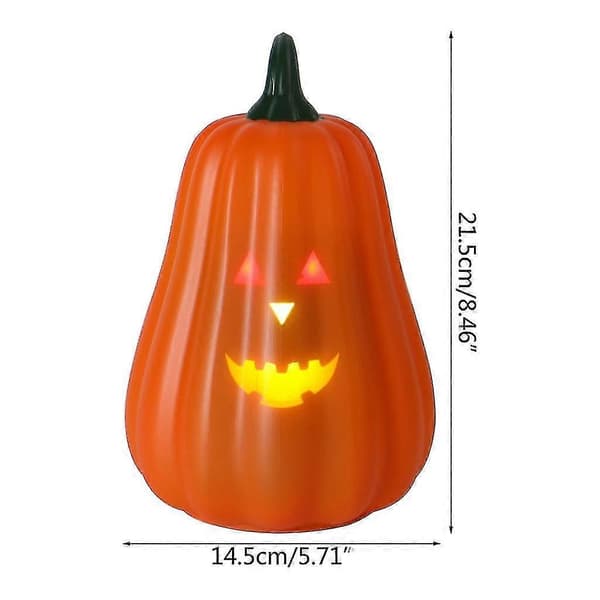 Jack-O'-Lantern Græskarlygte, LED-påskelys, Halloween Græskardekoration