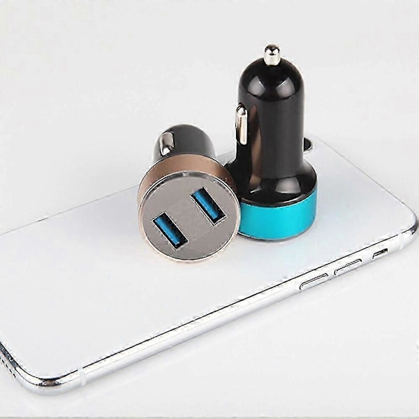 Multifunktionel Biloplader Dobbelt USB QC 3.0 Universal Cigarettænder