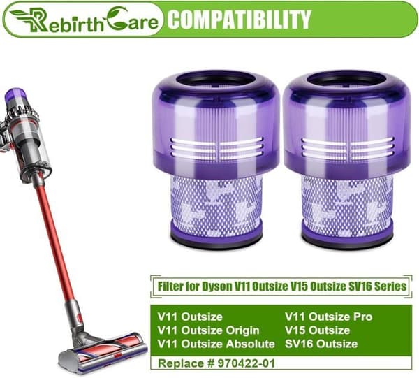 Suodatin Dyson V11 Outsize, V11 Outsize Origin, V11 Outsize, V11 Outsize Absolute, V11 Outsize Absolute/Pro, V15 Outsize, SV16 Outsize