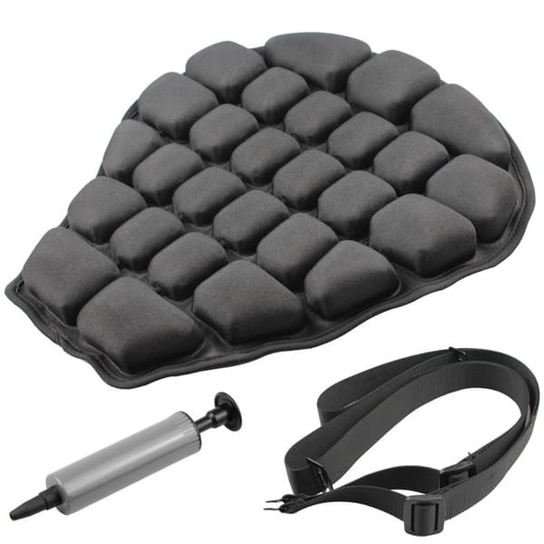 Universal Motorcycle Inflatable Seat Cushion, Back Pressure