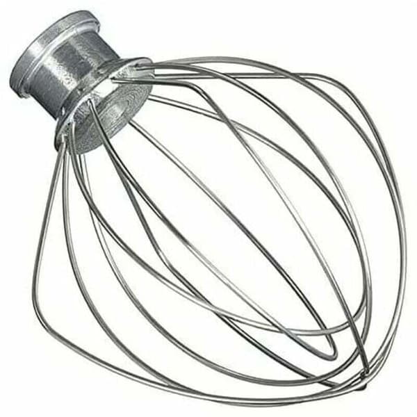 Piskeris i rustfrit stål kompatibel med KitchenAid K45WW WP9704329 KSM150 KSM160 K45 KSM90 Foodprocessor tilbehør