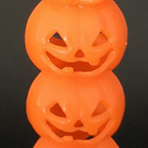 Græskarhoved, Halloween Dekoration, Solcellelamper