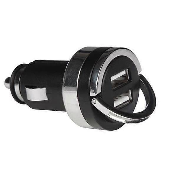 Billaddare med dubbla USB-anslutningar - VELLEMAN - 21 W MAX