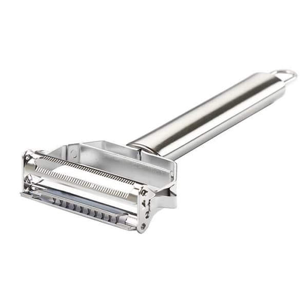 (Silver) Vegetable and Fruit Peeler - Ultra-sharp Stainless Steel Peeler