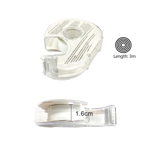 Dubbelsidig kroppstejp - håller kläderna på plats Transparent 3 m / 1.6 cm