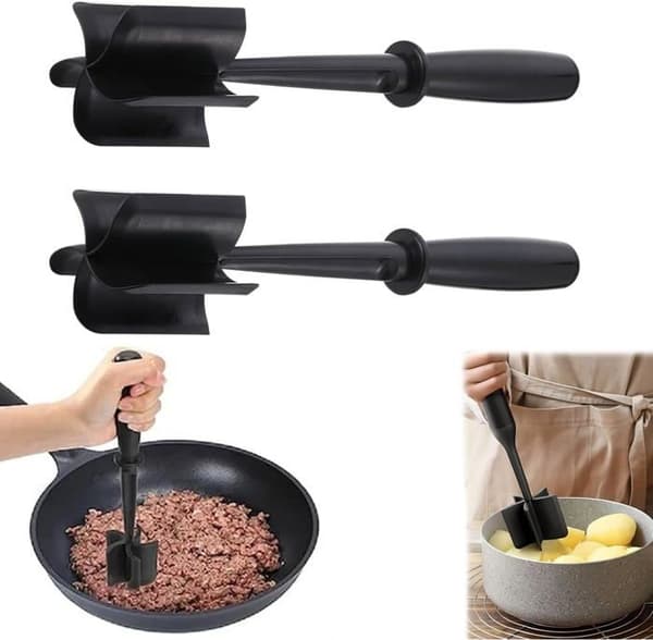 2-delad köttkvarn, mosare, äppelkross för frukt, grönsaker, barnmatskött