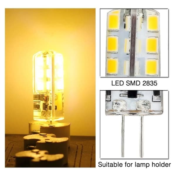 (Warm White) LED Lamp - G4 Socket - Warm White - 3.5 W - Equivalent to 25 W