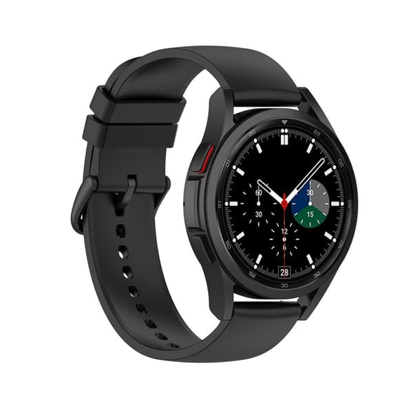 20 mm silikoneurrem til Huawei/Samsung/Garmin ure sort