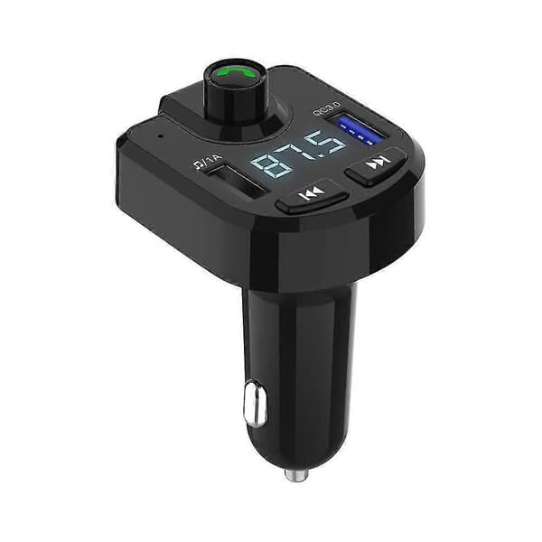 Bil Mp3-spelare Bluetooth Handsfree Qc Snabbladdning Billaddare