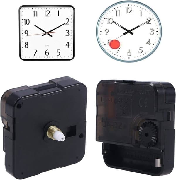 Quartz Wall Clock Movement Mechanism Battery Operated Clock Accessory for DIY Clock Repair Part Replacement