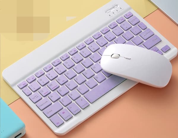 10 tuuman langaton Bluetooth-näppäimistö (violetti)