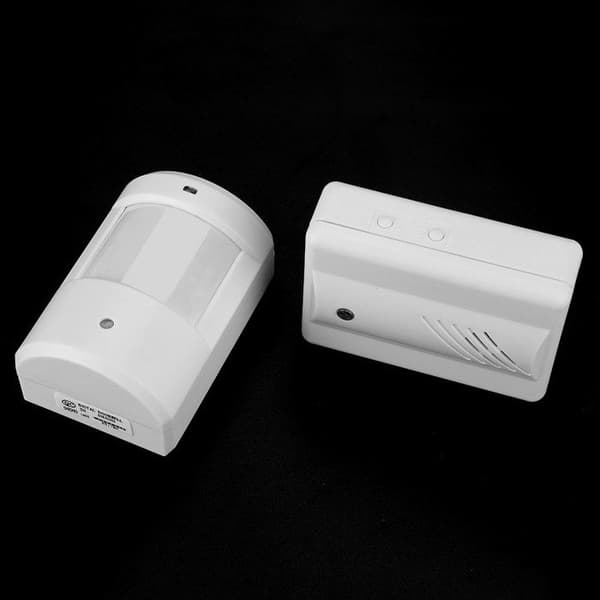Wireless Doorbell, PIR Motion Detector, Alarm Receiver, Home Alarm System, Wall Mount