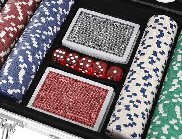 Poker Set with Case - 300 Chips - Poker - Texas Strong Poker Set