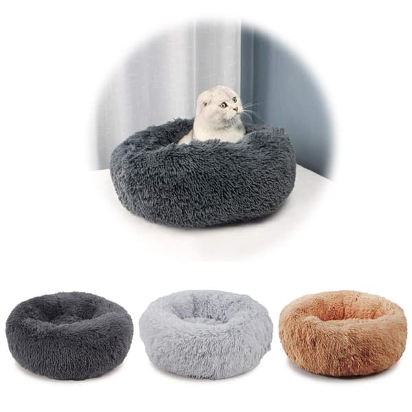 Katteseng / Hundeseng - Soveplads til katte og hunde - Sort