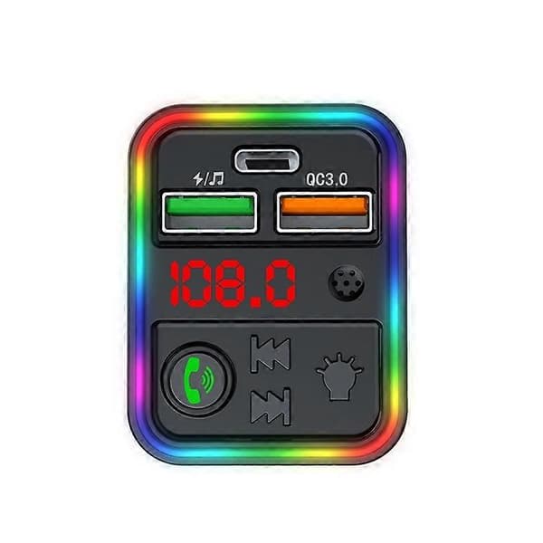PDF18 PD 25W+QC3.0 Billader Bluetooth MP3-spiller Billaderadapter Støtter Håndfrie Anrop U-Disk Lossless Lydkvalitet