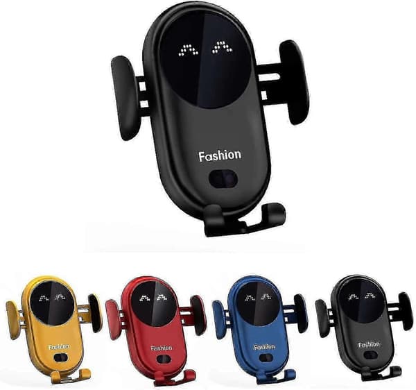 10W Trådløs Billader Feste Telefonholder Hurtiglading Sensor