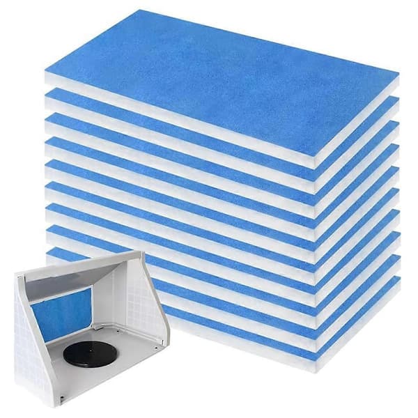 12 stk. lakkboksfilter, sprayboksfilter, lakkboks eksosfilter for utskifting av airbrush Spr