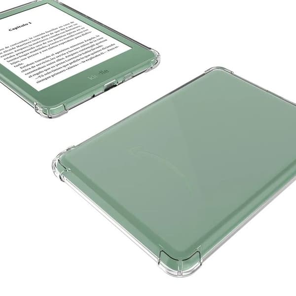 Silikonfodral för 6-tums Kindle, 2024 års version, 12:e generationen, C2V2L3, transparent, flexibelt, för surfplatta, Fodral[FJT319]