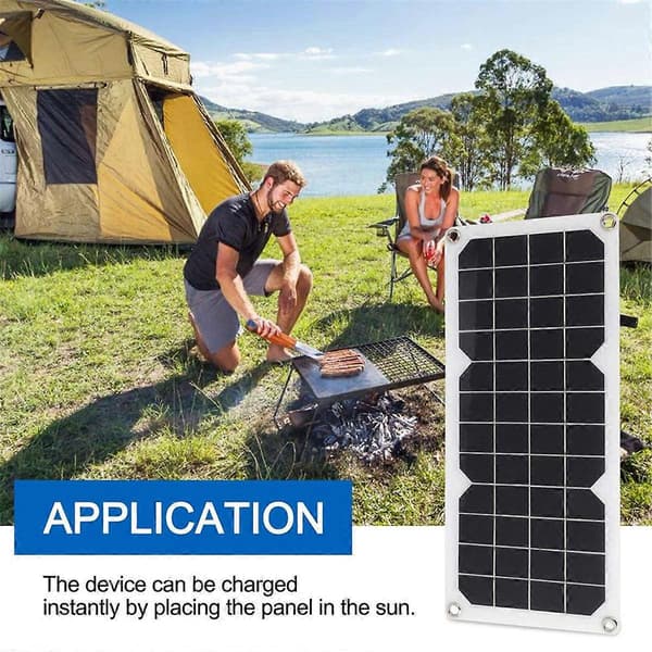 Bil Van Båd Campingvogn Vedligeholdelses Batterioplader Solcellepanel