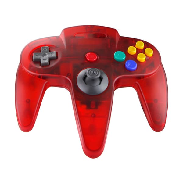 Klassisk USB-kontroller för N64-spel, USB Retro N64 Gamepad Red