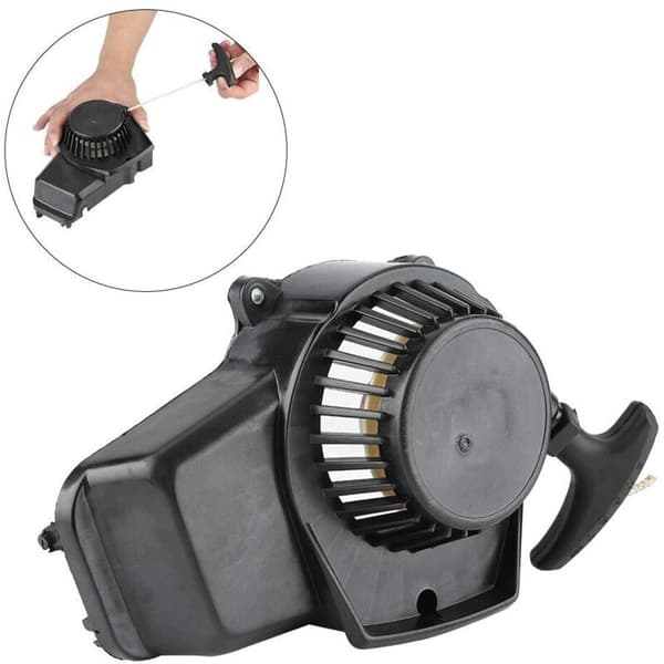 Motorcykel Mini Trækstarter (Sort)