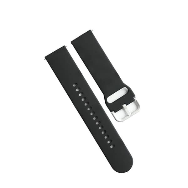 Sort silikone rem til Fitbit Versa 2/Lite