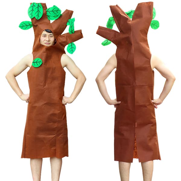 Karneval Påskedag Kostume Træ Cosplay Voksenkjole