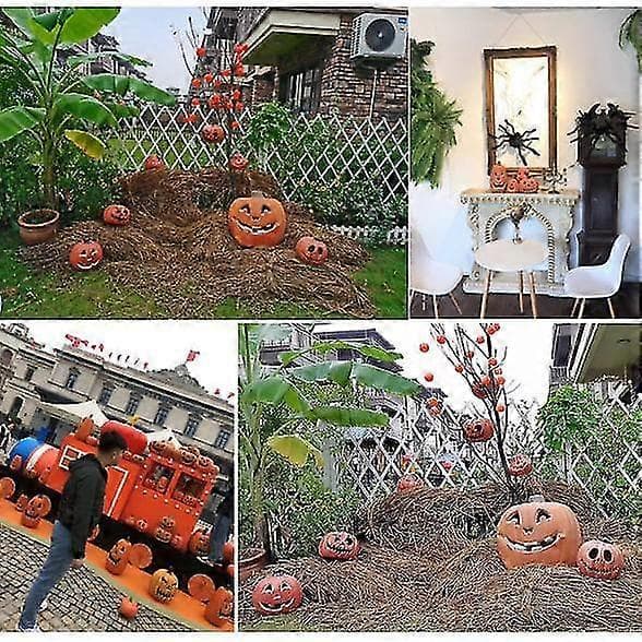 Halloween Gresskar LED Lys, Halloween Dekorasjon for Utendørs