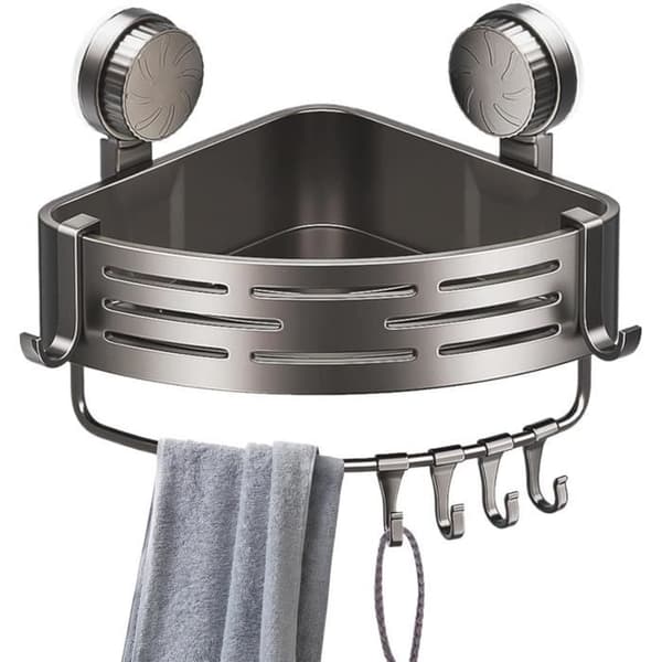 Storage Rack - Unspecified - Triangle - Suction Cups - ABS - White