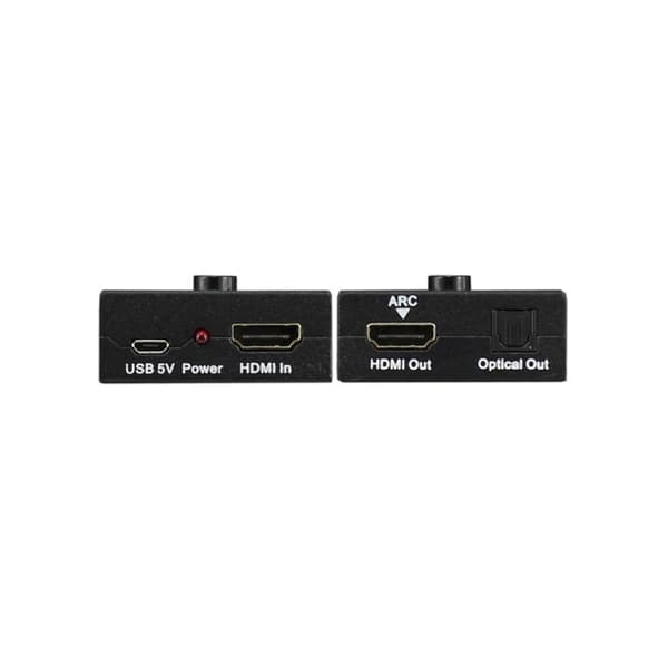 4K HDMI to HDMI ARC Audio Extractor Adapter with CEC Support, Compatible with TV, Soundbar and Amplifier