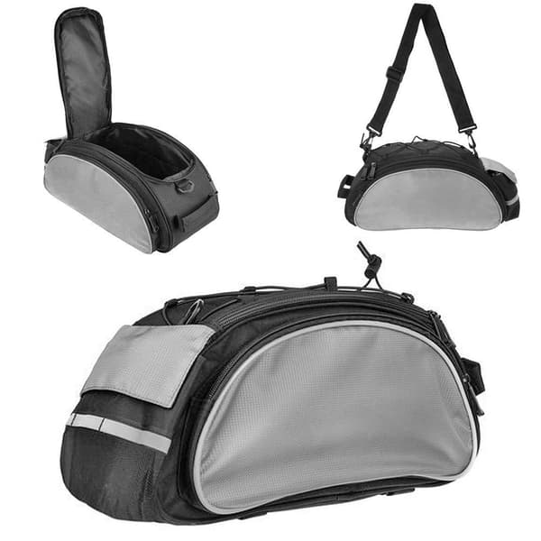 Bicycle Bag 13L - Bag for Bicycle - Attaches to luggage rack / Frame
