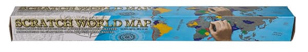 Skrabekort Verdenskort / Scratch Map - 88x52cm