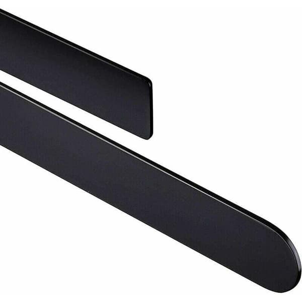 Svart badehåndklestativ, håndklestang i rustfritt stål, selvklebende håndkleholder. 37 cm