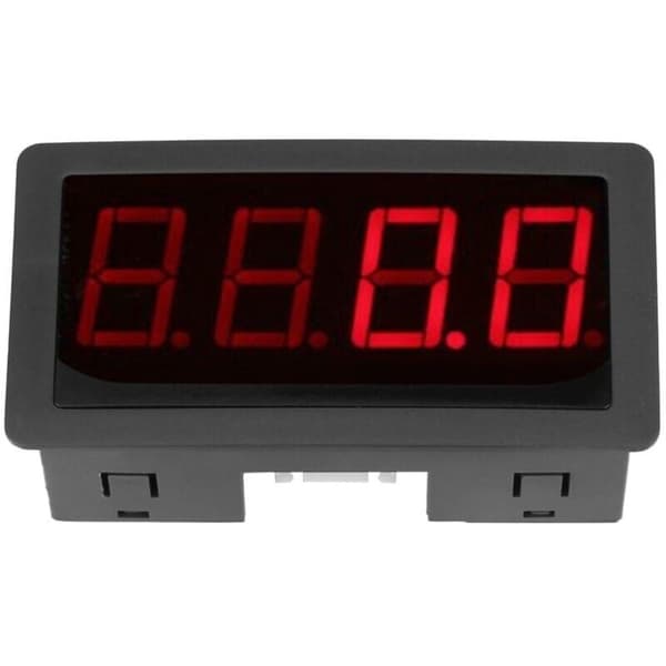4-LED digital turteller for alle digitale instrumenter Rød/Blå Universal LED turteller Turteller + Hall-effekt nærhetssensor NPN-sensor (rød)