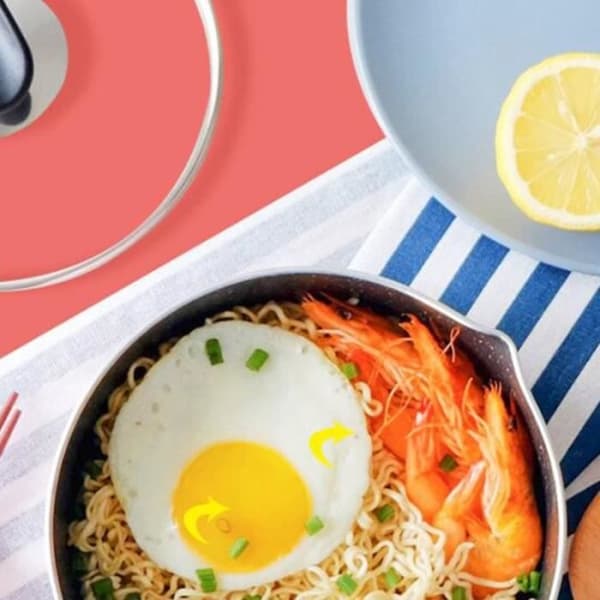 3 stk stekte eggeringer med håndtak, kreativ bakeform i silikon, omelett, stekt egg, kakeform - bakeform
