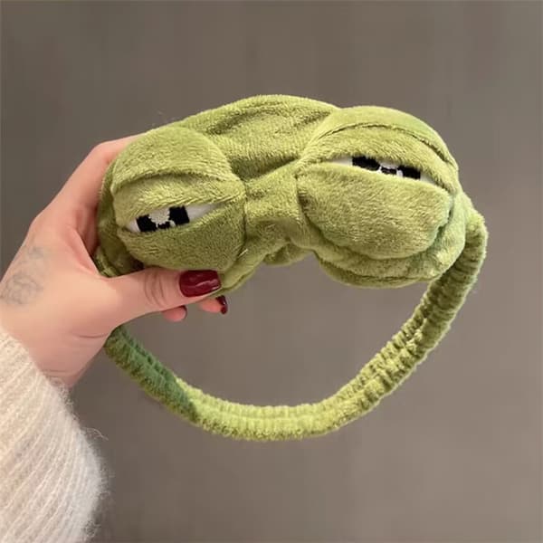 3D-unimaski, sarjakuva sammakko, unimaski vihreä