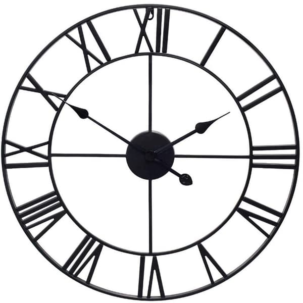 Clock / Wall Clock - Roman Numerals - 50cm