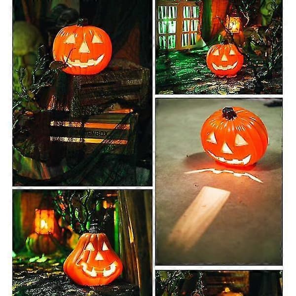 Halloween Gresskar LED Lys, Halloween Dekorasjon for Utendørs