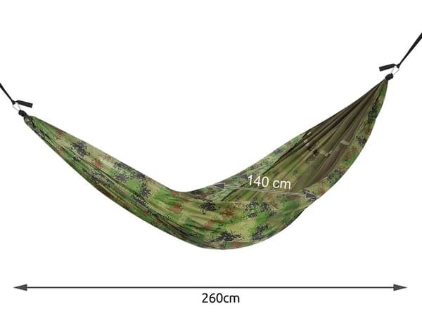 Riippumatto hyttysverkolla - 260x140 cm