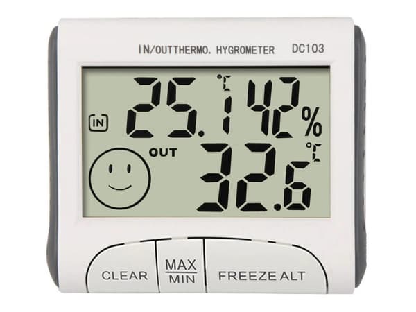 Værstasjon - Termometer og Hygrometer