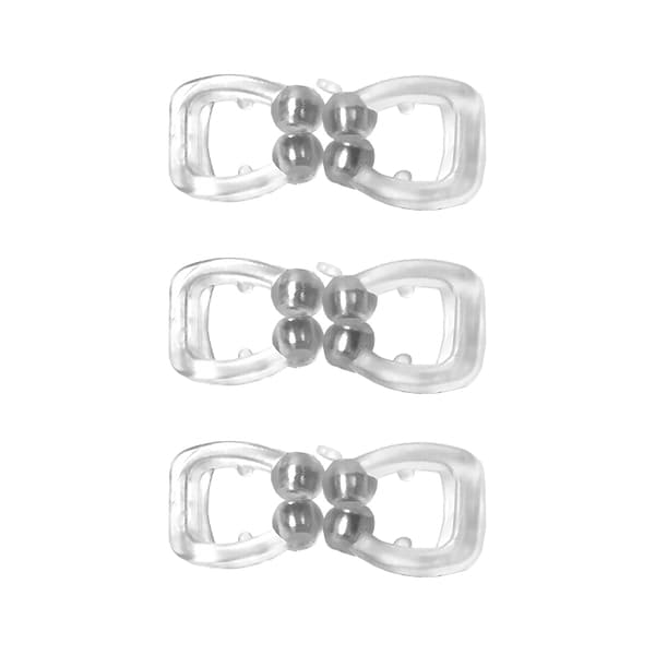 Magnetic Anti-Snoring Nose Clip 6-pack Transparent