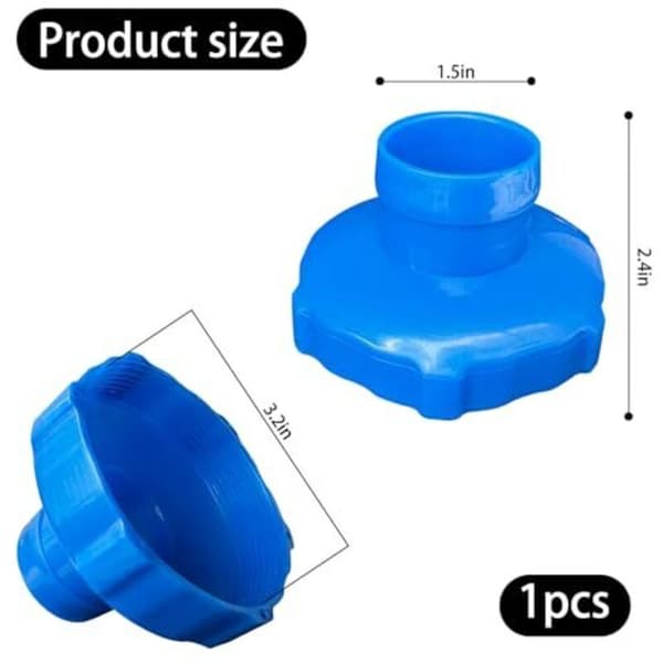 Skimmer slangeadapter. Lille si slangeadapter. Til overjordiske pool skimmer sæt.
