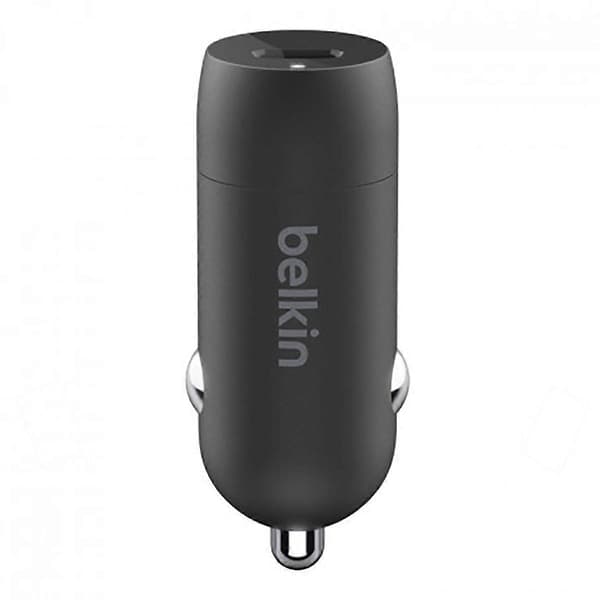 30W USB-C bilopladerpakke med 1 m Ultra Fast USB-C USB-C kabel, sort