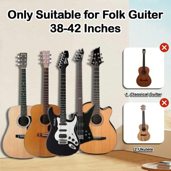 (Svart) Gitarstemmeskruesett, gitargrepstrykker, gitargreptrener, gitartilbehør Black