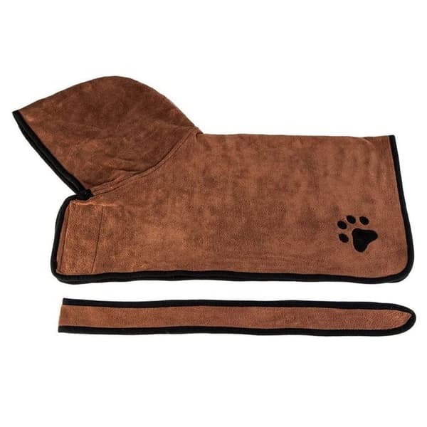 Hunde badehåndklæde, super absorberende badekåbe, hurtigtørrende mikrofiber, hurtigtørrende kæledyrs badehåndklæde.