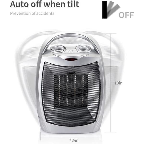 Bärbar värmefläkt - värme och luftkonditionering - bärbart elektriskt element