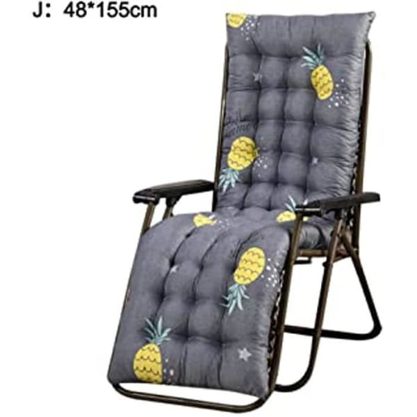 Solstolskudde, utomhusträdgård däckstolskudde 48*155CM (Däckstol ingår ej)