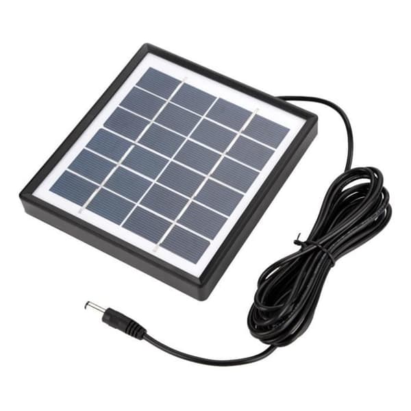 Solcellsdriven, USB-driven, vattentät akvarie-luftpump för utomhuspool och damm - blå