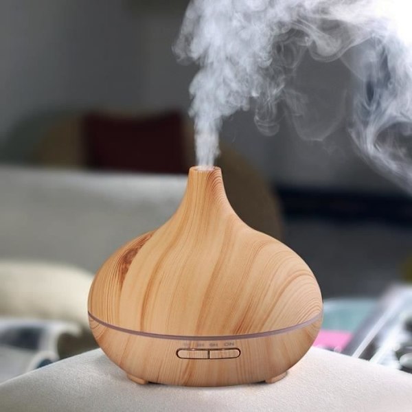 300 ml Aromaterapi Diffuser for Eteriske Oljer - Bærbar Ultralyd Luftfukter, Kjølig Tåke Aroma Diffuser - Duftspreder -...