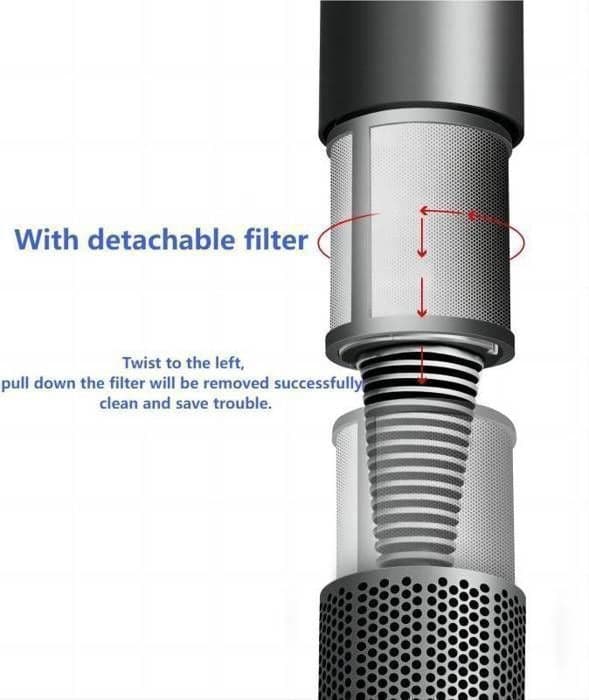 (xf01 - Med 1 diffuser og 4 dyser) FastTrack Ionic Hårtørrer xf01 With 1 diffuser and 4 nozzles